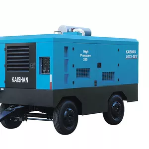 Передвижной дизельный компрессор Kaishan,  серия LGCY (7-17бар)