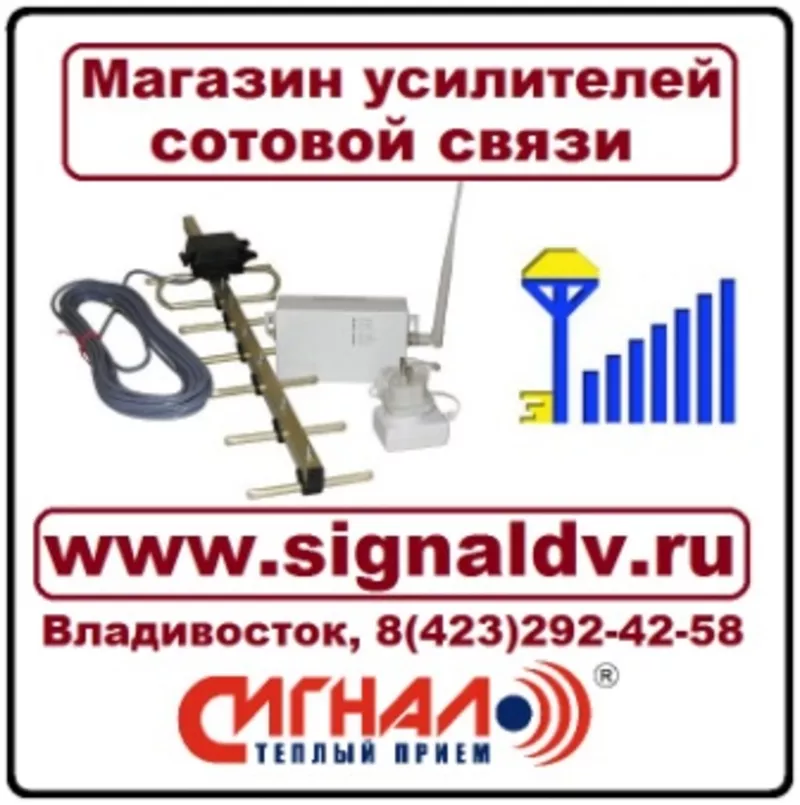 Усилители сотового сигнала,  усилители GSM сигнала