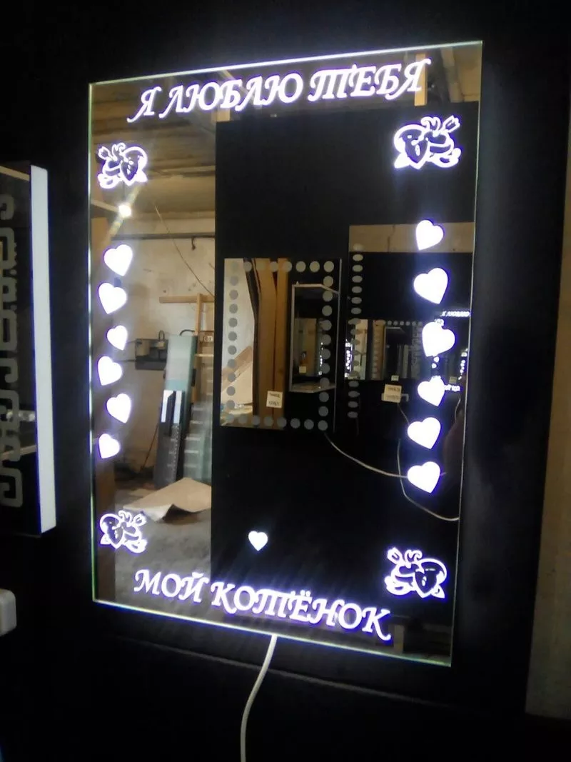 Зеркало для ванной с подсветкой от производителя Интерьер НИКС 4