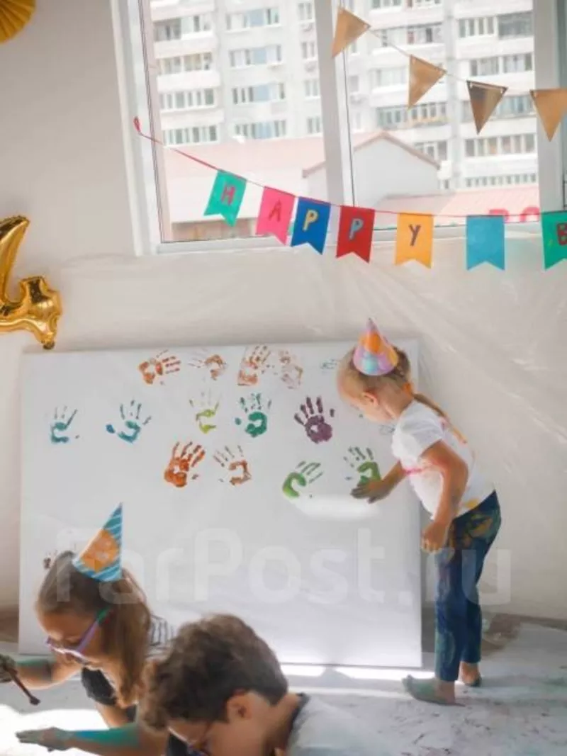 Организация детского Дня Рождения - свободное рисование 19